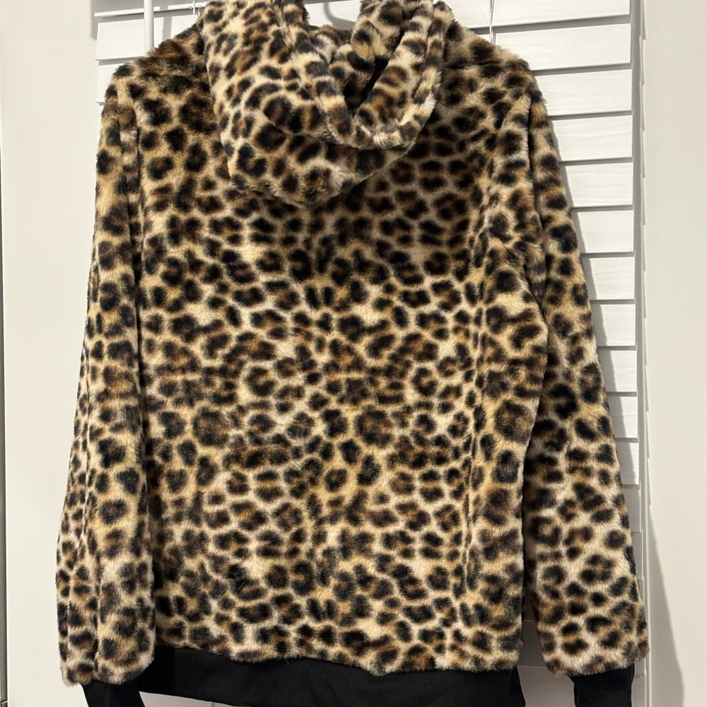 Kohl's Leopard Print Cowl Neck Sweater - Picture 2 of 3